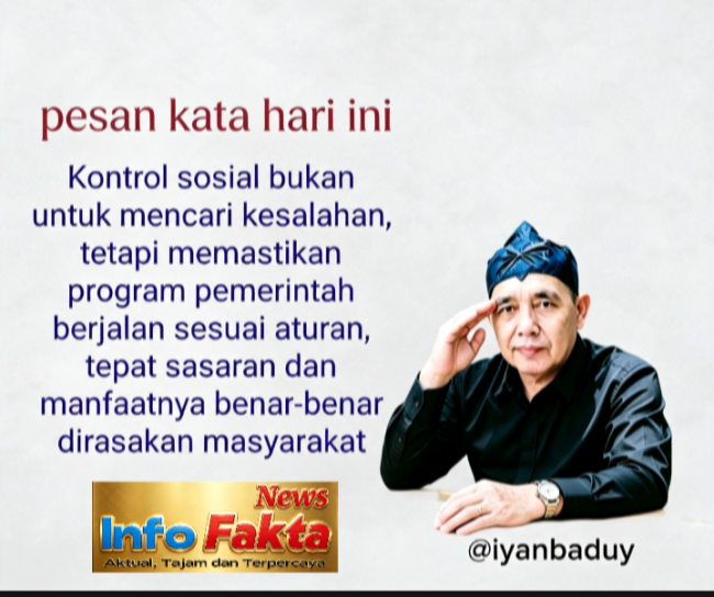 KONTROL SOSIAL BUKAN PENCARIAN KESALAHAN, MELAINKAN PENJAGA AMANAH BERSAMA